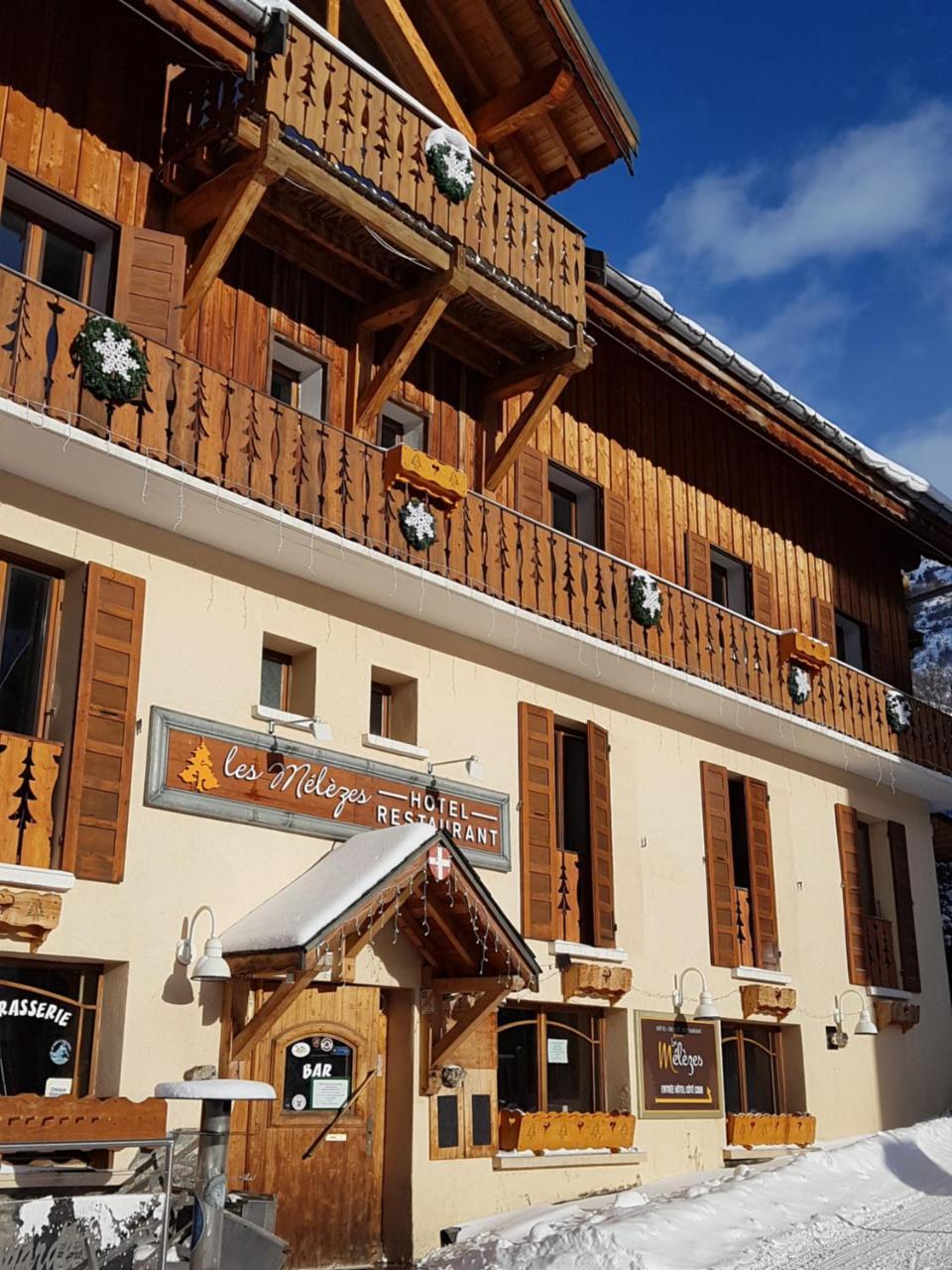 Hotel-Chalet Les Melezes Valloire Exterior photo